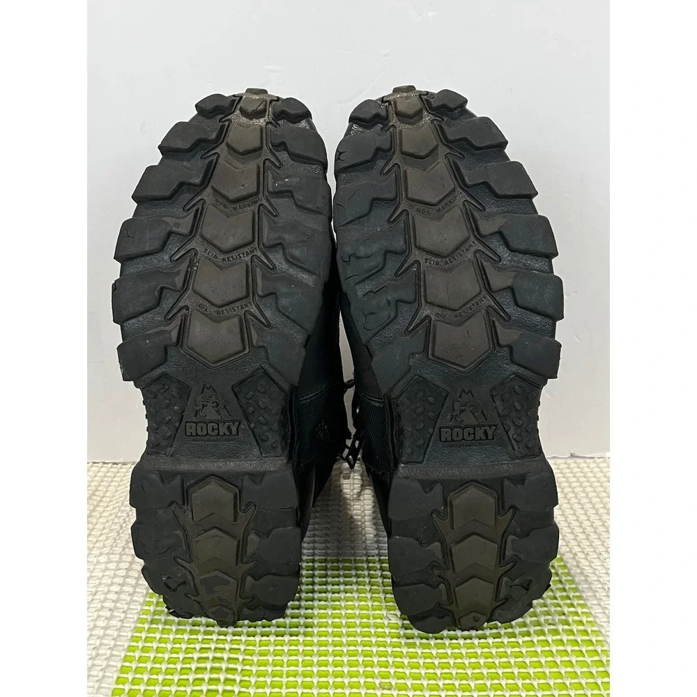 Rocky Alpha Force 8 Shoes Men's 11M Black Waterproof Tactical Duty Boots